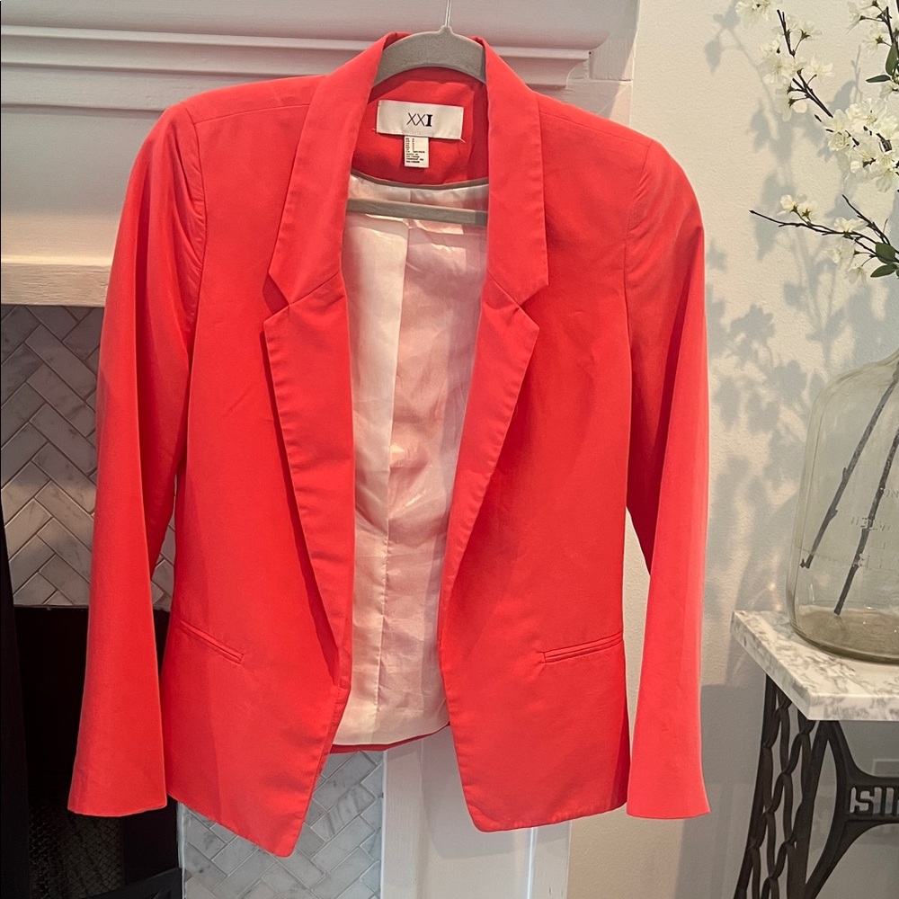 Forever 21 Vibrant Pink Blazer